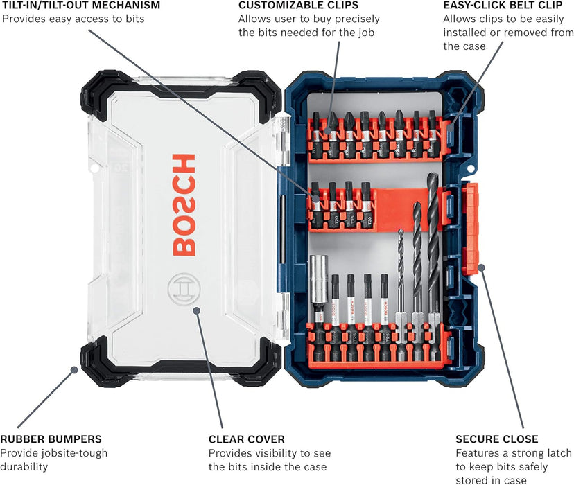 Bosch DRIVEN 20PC DRILL/DRIVE SET DDMSD20