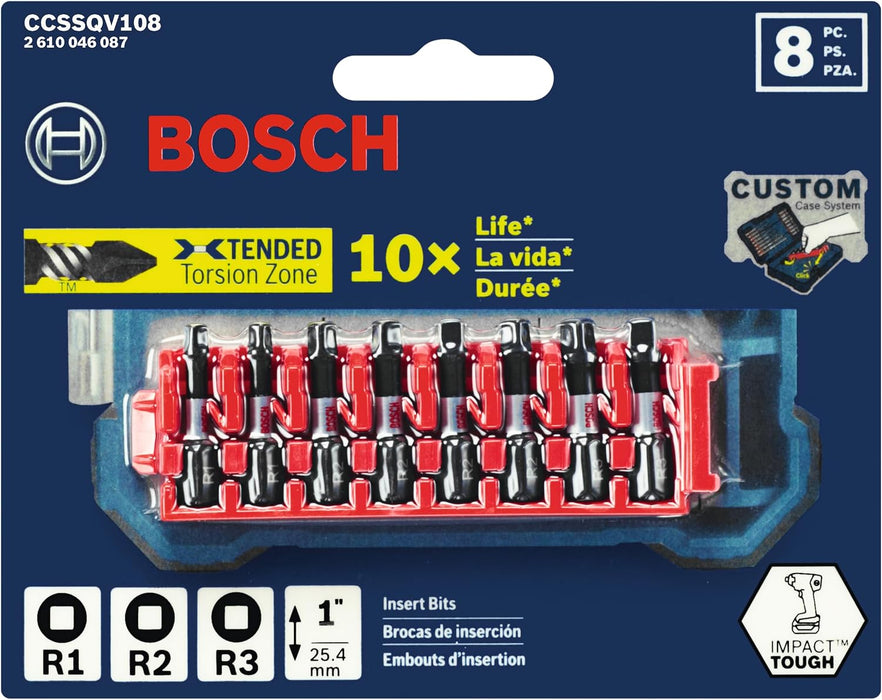 Bosch 1" - 2 R1, 4 R2, 2 R3 CCSSQV108