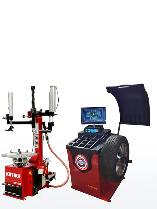 Katool KT-B750 Combo 10: Tire Changer & Wheel Balancer