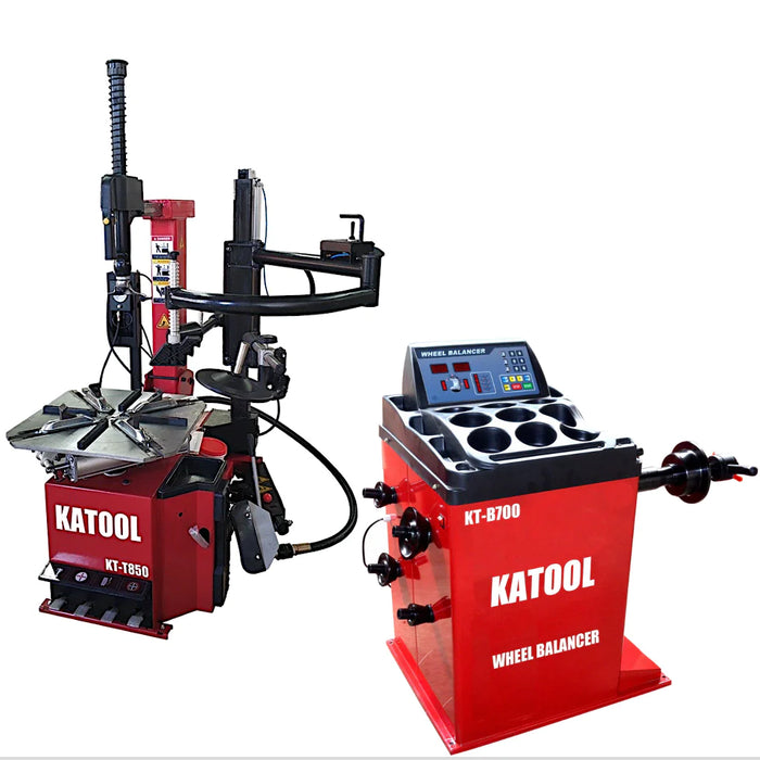 Katool KT-T850 Combo 5: Tire Changer & Wheel Balancer