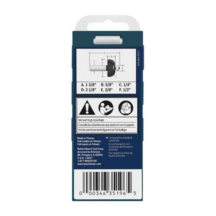 Bosch CT 1/2 COVE W/BB 2F 1/4S 85207MC