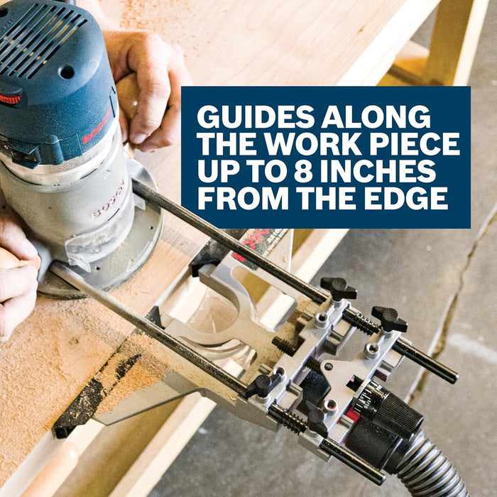 Bosch DELUXE ROUTER GUIDE W/10 MM RODS & 100 MM ROD SPACING RA1054