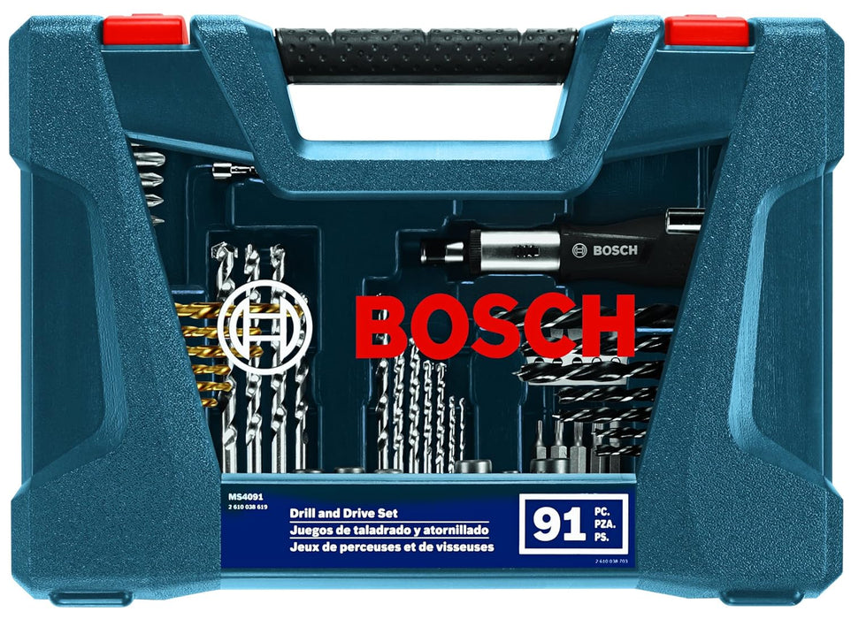 Bosch 91PC DRILL AND DRIVE SET MS4091