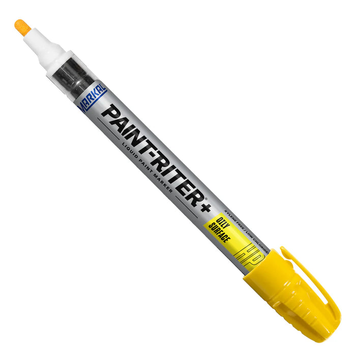 MT-RSR Yellow Markal Paint-Riter Oily Surface Paint Marker - Box of 12 39-04-12