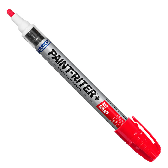 MT-RSR Red Markal Paint-Riter Oily Surface Paint Marker - Box of 12 39-02-12