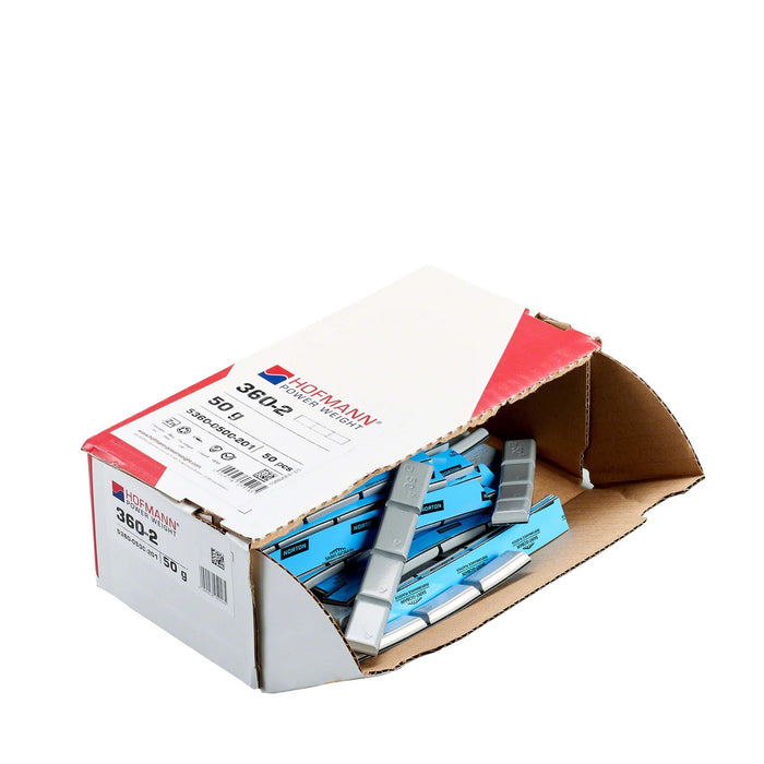 MT-RSR Adhesive Wheel Weight - HPW Type 360 - 50g - Box of 50 WW-WG-360-50