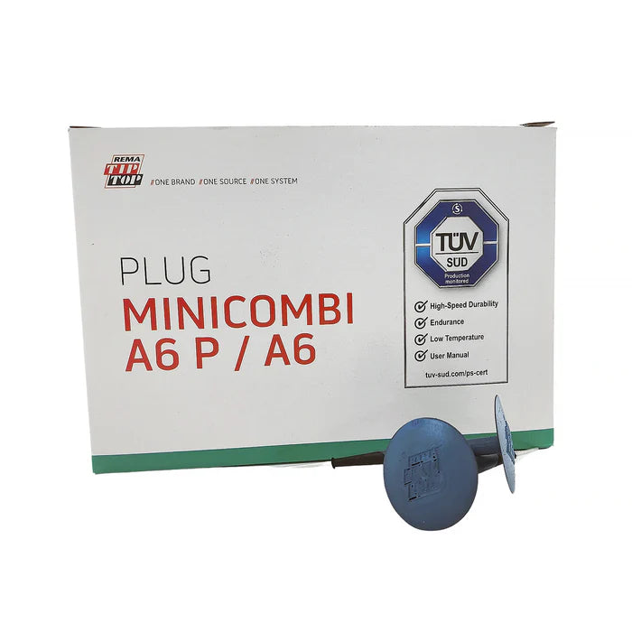 MT-RSR Rema A-6 Combi-Unit, Universal, Lead Wire, 1/4" Stem, 1.5/8" RD Patch (40 bx) REM-A-6