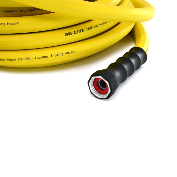 BluBird Ag-Lite HiViZ Rubber Water Hose 5/8" X 50'-Yellow ALHV5850