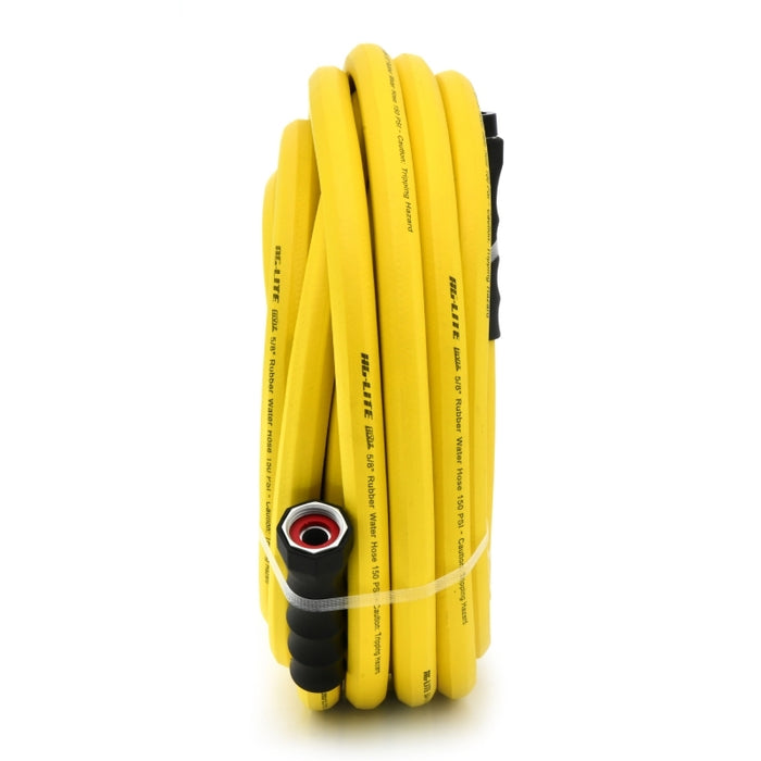 BluBird Ag-Lite HiViZ Rubber Water Hose 5/8" X 50'-Yellow ALHV5850