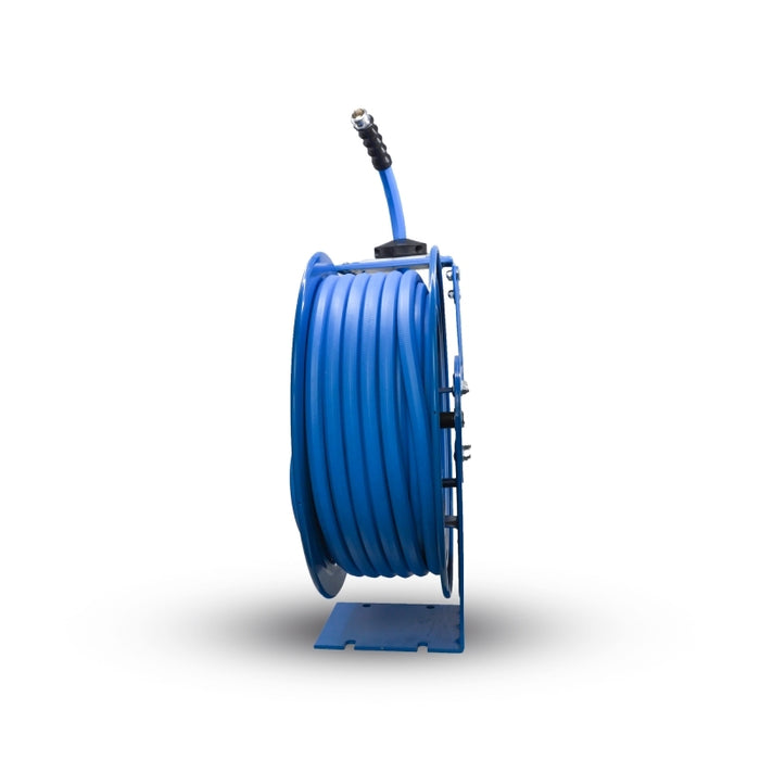 BluBird AG-Lite Rubber Water Hose Reel Heavy Duty Single Arm Assembly 5/8" x 50' ALWRHD5850