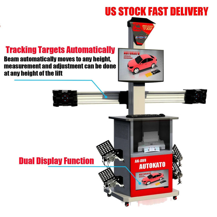 Katool AK-AV8 3D Wheel Alignment System