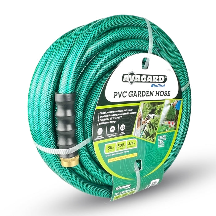 BluBird Avagard PVC Water Hose Assembly 3/4" x 50' AVGPV3450