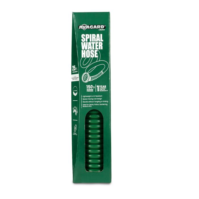 BluBird Avagard Recoil Water Hose 25'-Green AVGRWH25FT-GN