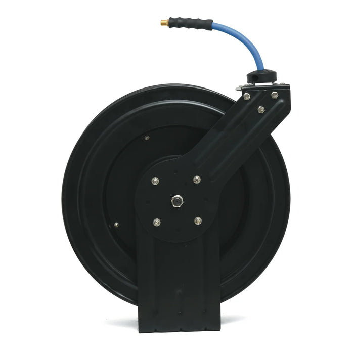 MT-RSR Blu-Bird Air Hose Reel - 1/2" x 50' 1/2" MPT w/ 3/8" Reducer - 300 PSI BBR1250