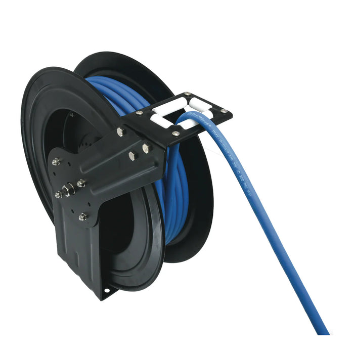 MT-RSR Blu-Bird Air Hose Reel - 1/2" x 50' 1/2" MPT w/ 3/8" Reducer - 300 PSI BBR1250