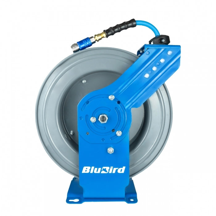 BluBird Dual-Arm Air Hose Reel All-In-One 1/2" x 50' BBRDA1250-AIO