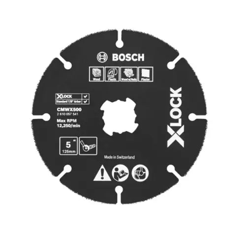 Bosch X-LOCK CARBIDE MULTI WHEEL 5" CMWX500