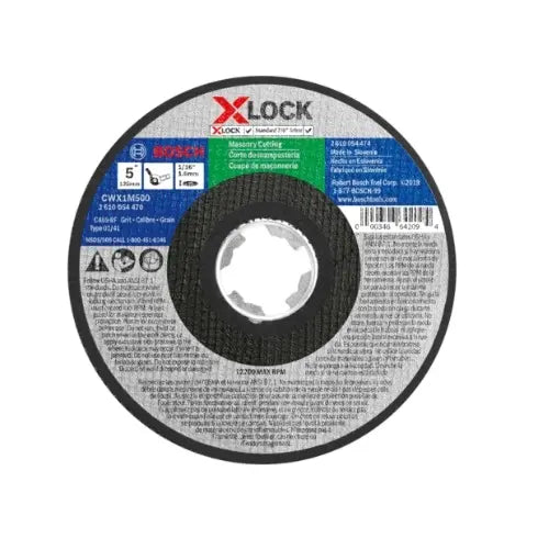 Bosch X-LOCK MASONRY CUTTING T1 5" X 1/16" CWX1M500