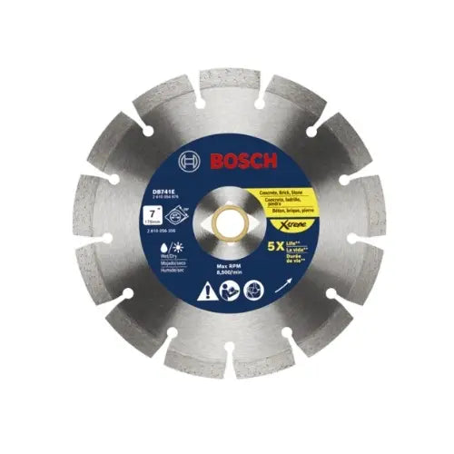 Bosch DB741E 7" XTREME SEGMENTED RIM DIA BLD DB741E