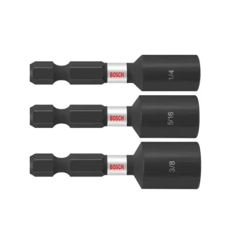 Bosch IMPACT TOUGH MAGNETIC NUTSETTER 3PC  1-7/8" ITNS2490