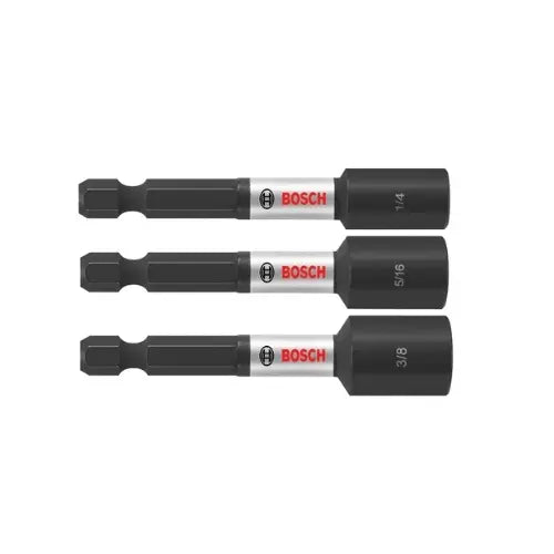 Bosch IMPACT TOUGH MAGNETIC NUTSETTER SET 3PC 2-9/16" ITNS2492