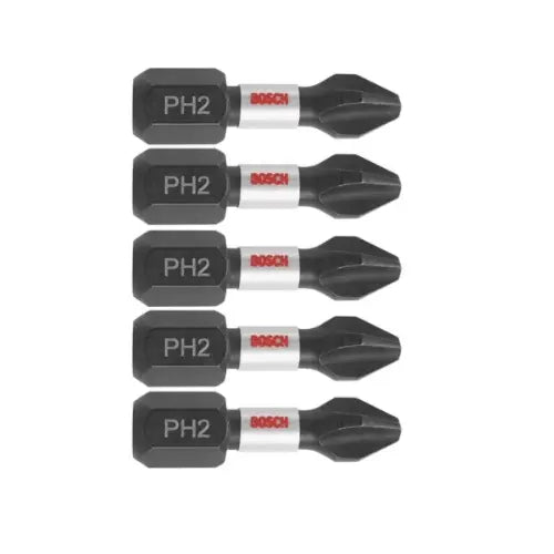 Bosch IMPACT TOUGH PHILLIPS #2 1" 5PK ITPH2105