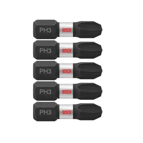 Bosch IMPACT TOUGH PHILLIPS #3 1" 5PK ITPH3105
