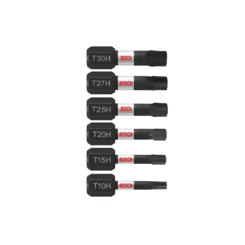 Bosch IMPACT TOUGH 1" TORX SECURITY VARIETY 6PC ITTHV106