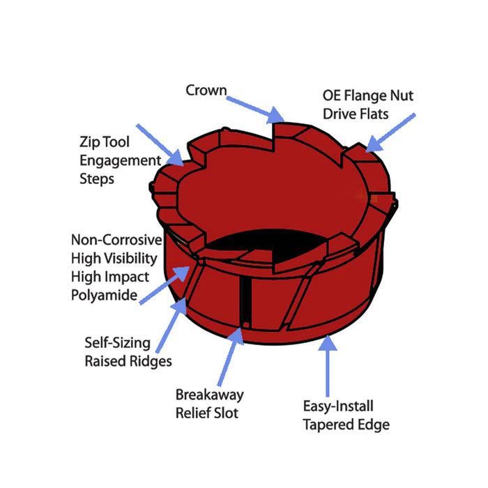 MT-RSR Counteract 100 Piece Centering Sleeve Bucket - 22mm CA-WCSC