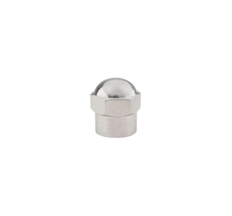 MT-RSR Chromed Plastic Tire Valve Cap - 100/Box CAP-493C