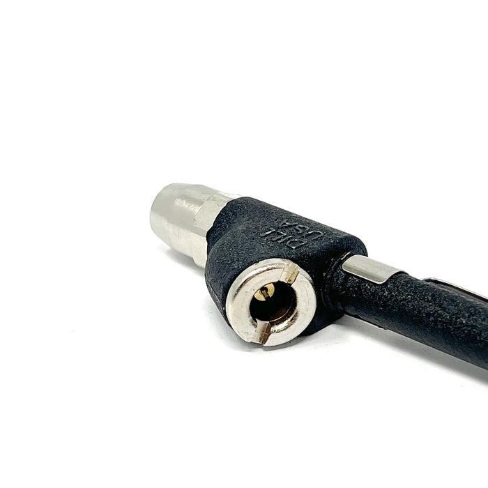 MT-RSR Straight-On Dual Foot Air Gauge - 20-120 PSI, Black DILL-7263-USA