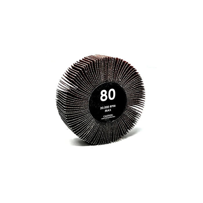 MT-RSR Flap Wheel 3" X 1" X 1/4" 80 Grit E-12922
