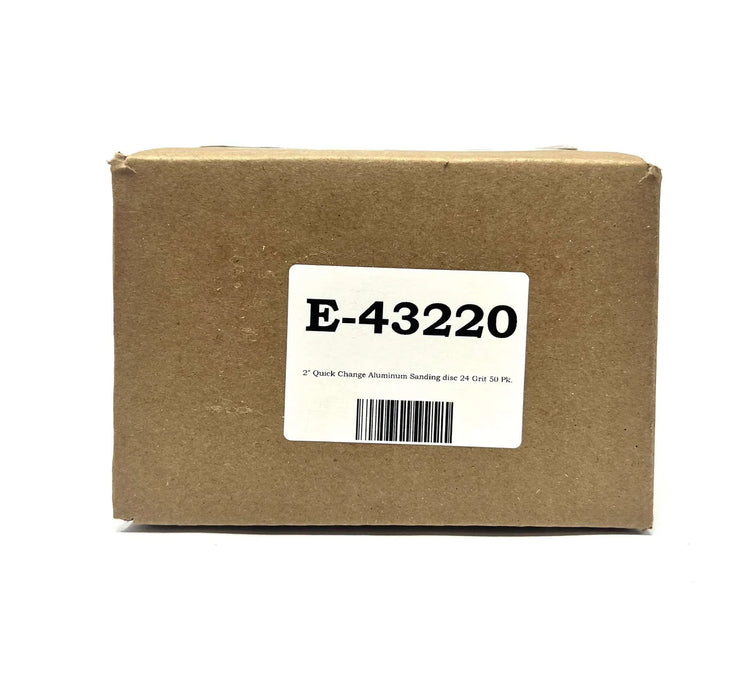 MT-RSR 2" Quick Change Aluminum Sanding Disc 24 Grit E-43220