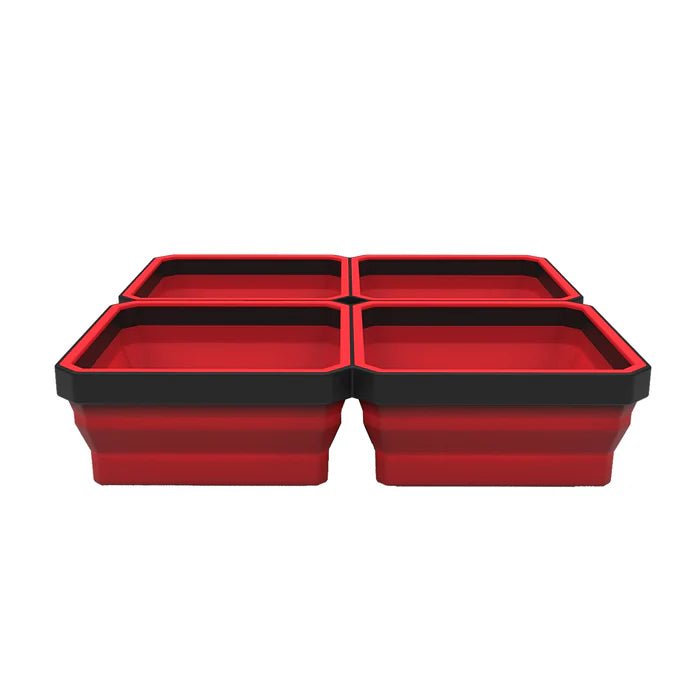 MT-RSR Large Expandable Magnetic Parts Tray - Red EZR-MT
