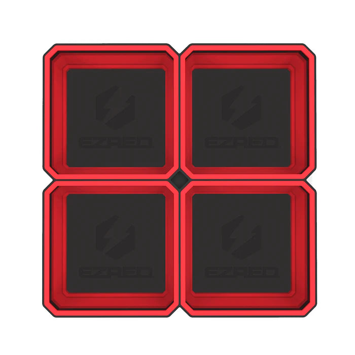 MT-RSR Large Expandable Magnetic Parts Tray - Red EZR-MT