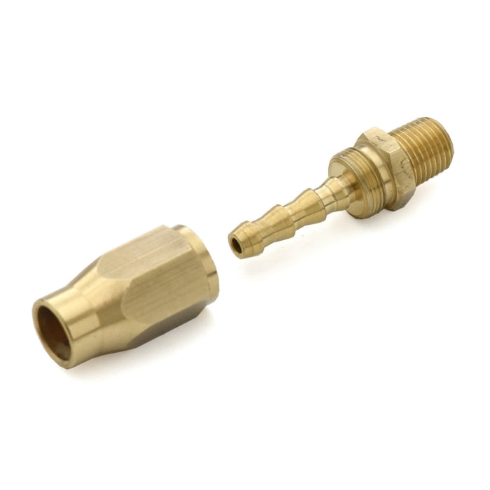 BluBird Fast Fix - 1/4" Air Hose Assembly Repair Fitting - w/ 1/4" MNPT Fixed FFFX14