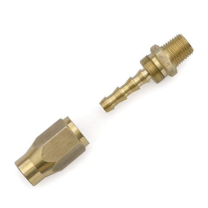 BluBird Fast Fix - 1/4" Air Hose Assembly Repair Fitting - w/ 1/4" MNPT Fixed FFFX14