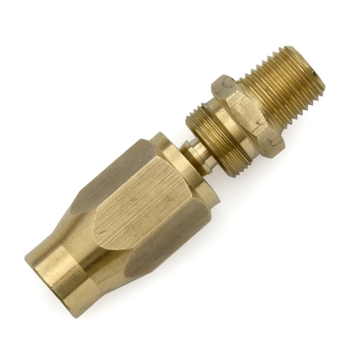 BluBird Fast Fix - 1/4" Air Hose Assembly Repair Fitting - w/ 1/4" MNPT Fixed FFFX14