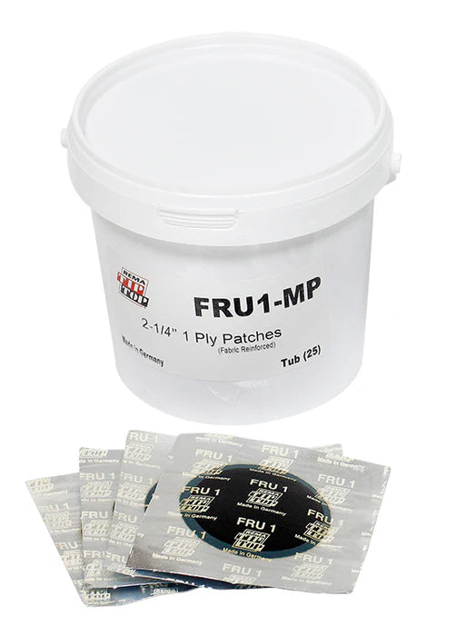 MT-RSR Rema FRU1-MP Universal Patch, 2-1/4" Round, 1 Ply (25 unit bucket) REM-FRU1-MP