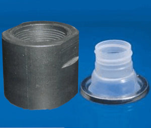 Goat Throat 38mm Flex Spout Adapter with Pipe Thread, EPDM GT22610138TE