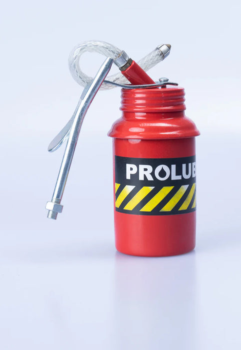 PROLUBE Steel Pistol Type Oil Can, Rigid and Flexible Spout, No Base 42231