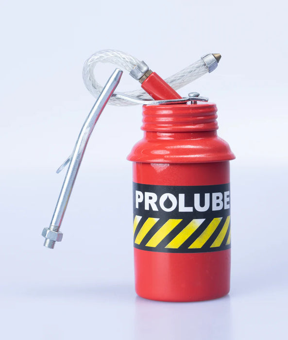 PROLUBE Steel Pistol Type Oil Can, Rigid and Flexible Spout, No Base 42231