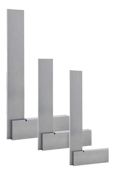 Groz Groz 3 Piece Steel Machinist Square Set, 48-72 Micron Squareness 1113-1