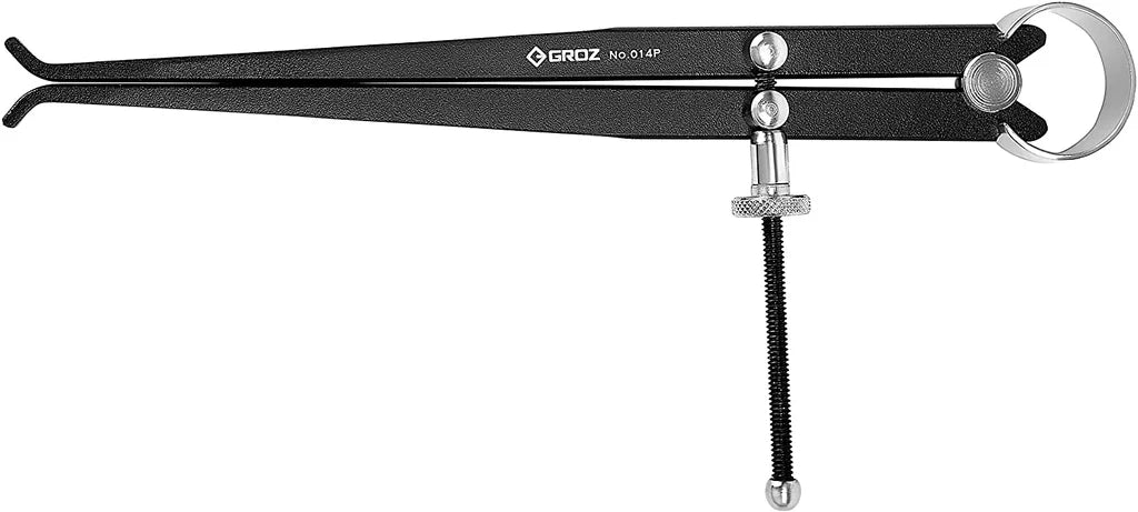 Groz Craftsmen's Spring Internal Caliper, 8", Steel 1463