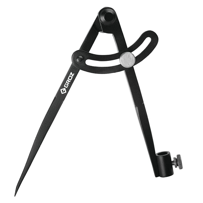 Groz Industrial Grade Wing Compass, with Pencil Holder 1554