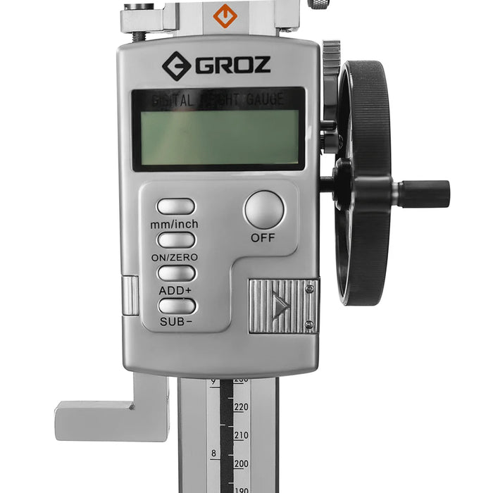 Groz Digital Height Gauge, 12" or 18" 1636-2