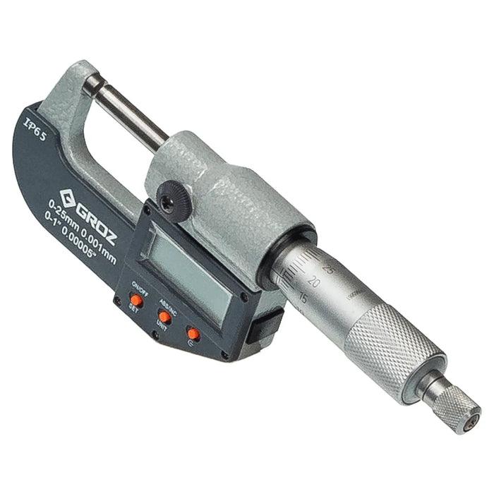 Groz Ip65 Electronic Outside Micrometer 16124