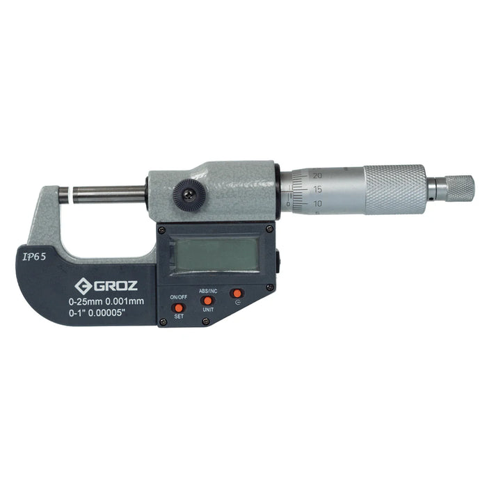 Groz Ip65 Electronic Outside Micrometer 16124
