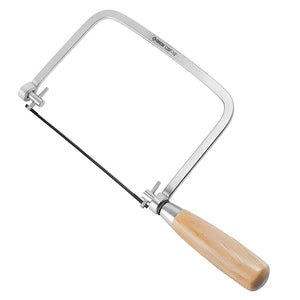 Groz Coping Saw - Chrome Plated Frame - DIY - Overall Length: 12-3/4” 30222