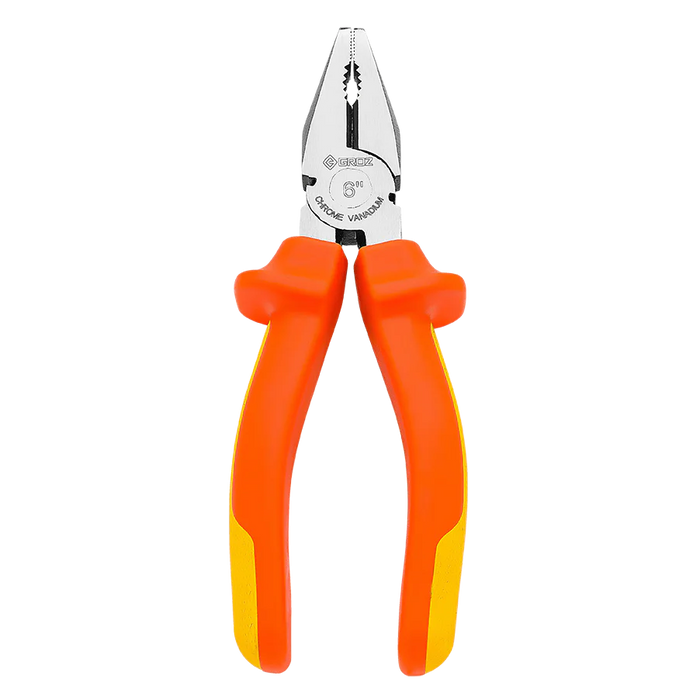 Groz Combination Pliers, 1000V AC Safe, 6", 7", or 8" 31530